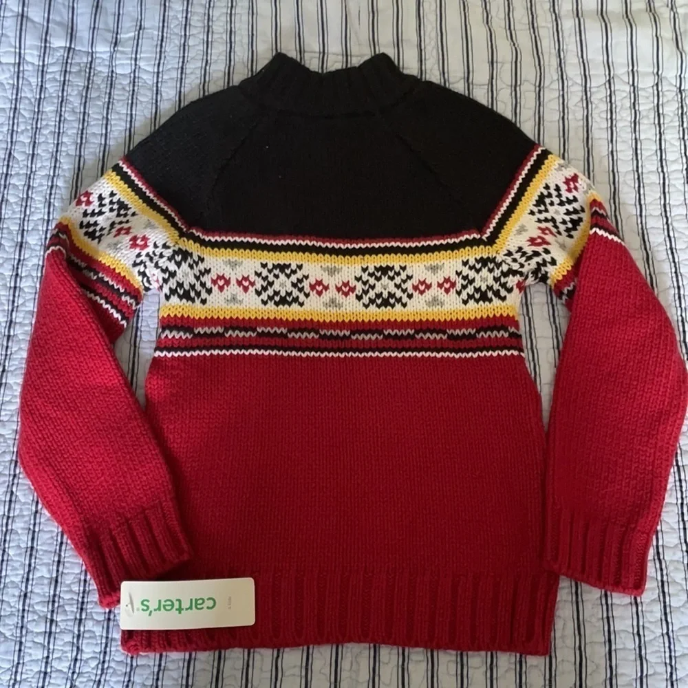🤗 NWT Carter’s sweater shirt for Boy size 6
